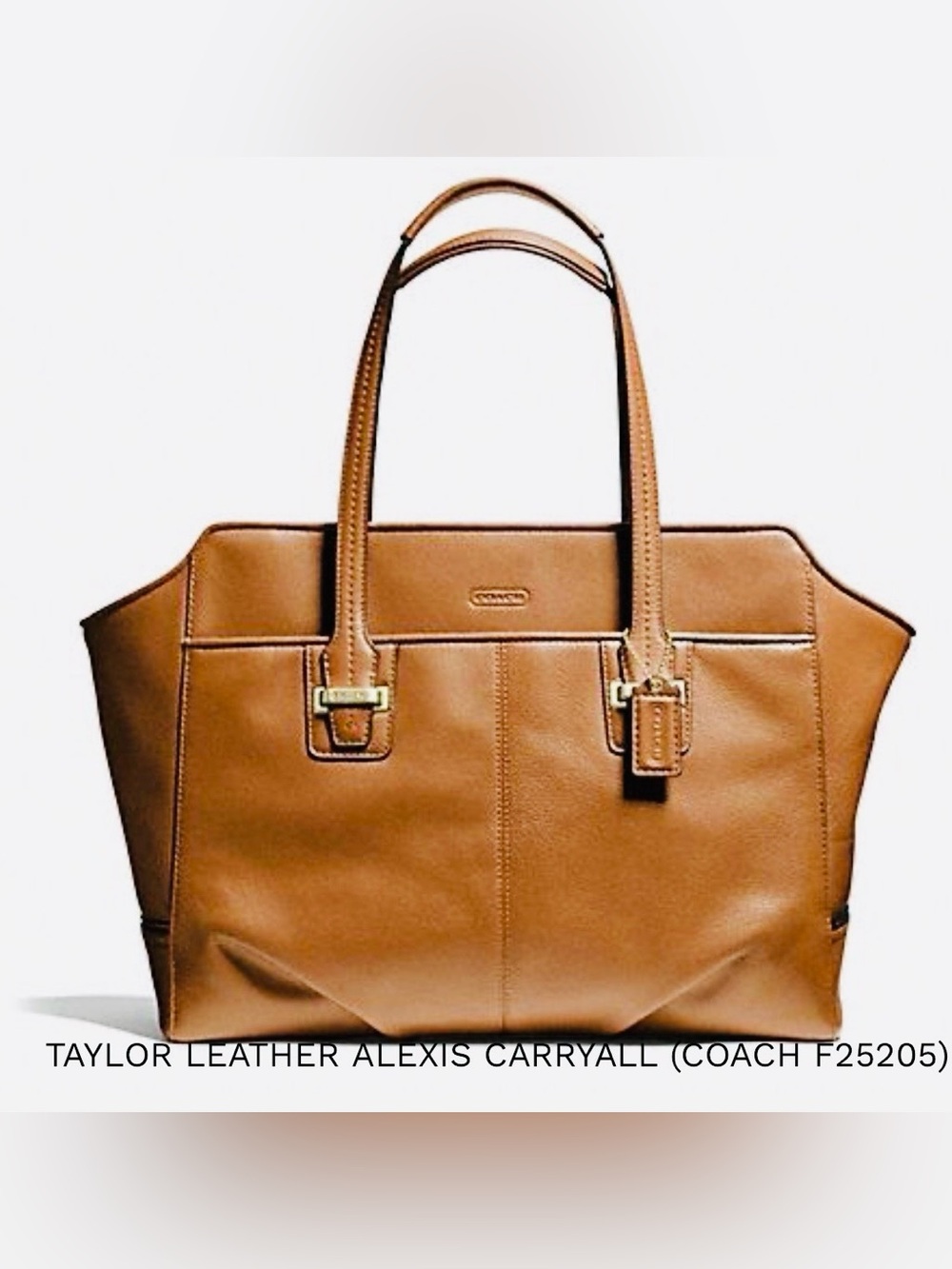 Coach Taylor Alexis Carryall in British Tan - Picture 9 of 13